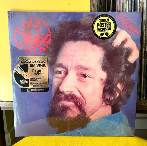 Lp Vinil Raul Seixas Carimbador Maluco Lacrado Novo Polysom 