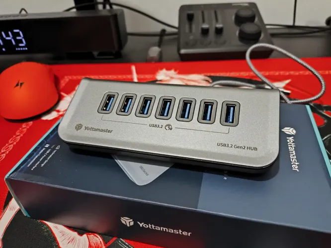 HUB USB 7 portas | 3.2 Gen 2 - 10gbs | Yottamaster * NOVO IMPORTADO *
