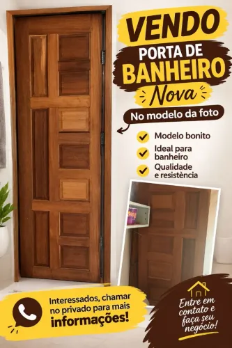 Porta banheiro NOVA