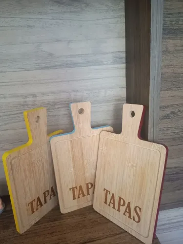Mini Tábuas Para Tapas, Frios, Queijos e Petiscos 3 Peças 