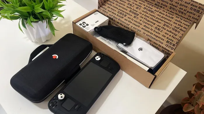 Steam Deck Oled 1tb + sd 512 + acessórios