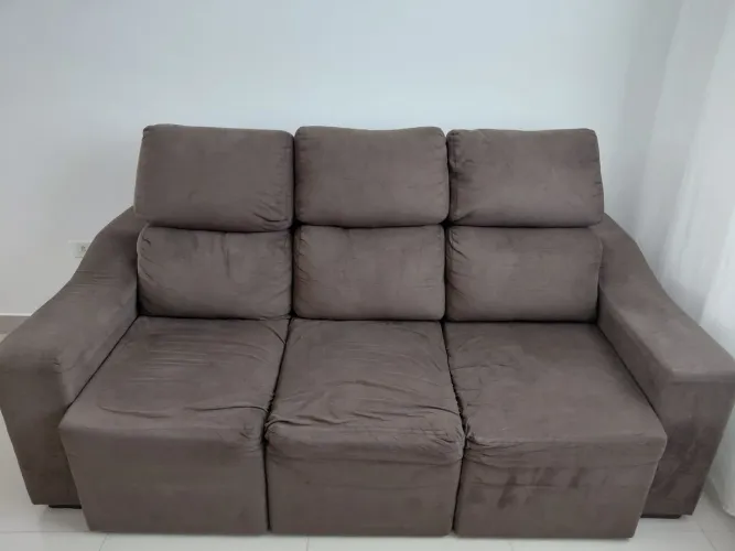 Sofá Retrátil e Reclinavel 3 lugares