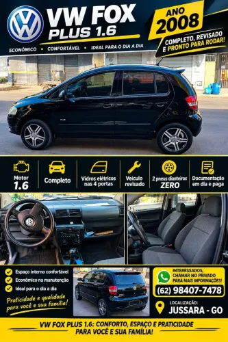Volkswagen Fox Plus 1.6mi/ 1.6mi Total Flex 8V 4P 2008