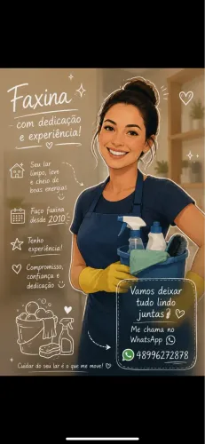 ? FAXINA CAPRICHADA ? SUA CASA LIMPA E CHEIROSA! ?