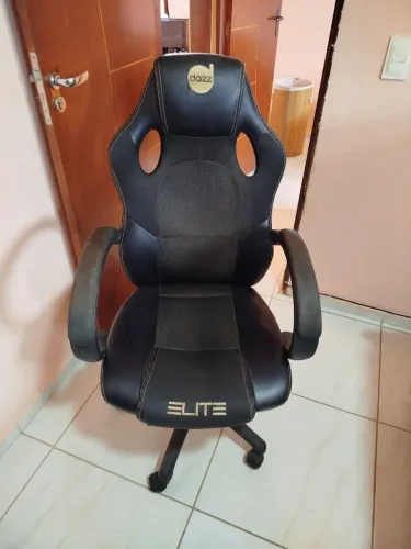 Cadeira Gamer Dazz Elite Preta USADA PRA VENDER LOGO