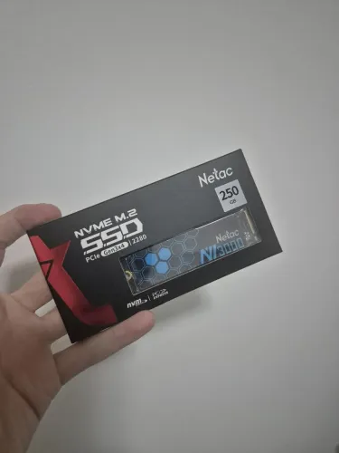 SSD NVMe Netac 250GB - Lacrado
