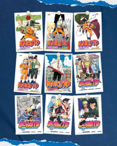 Mangás Naruto Gold e Pocket/ Boruto Naruto 18,19,20,21, 71 e 72 Boruto 1,2,3,4,6,9