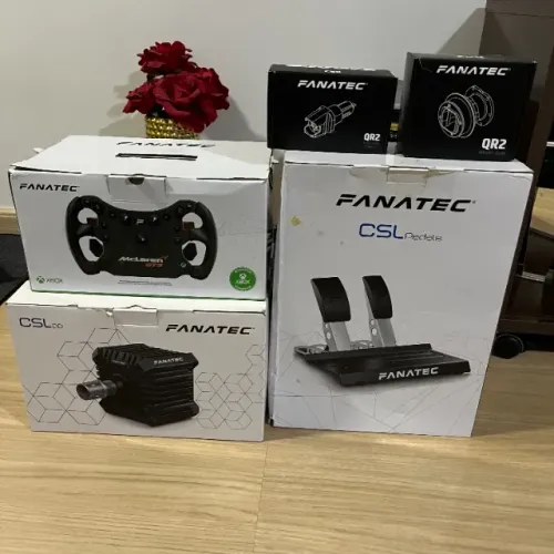 Fanatec DD CSL 8nm Volante + Base + Pedal