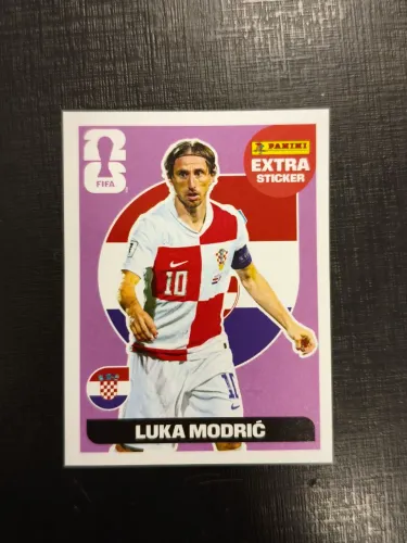 Cromo Panini Luka Modri? (ROXO)