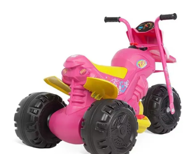 Moto elétrica menina, 2 a 6 anos