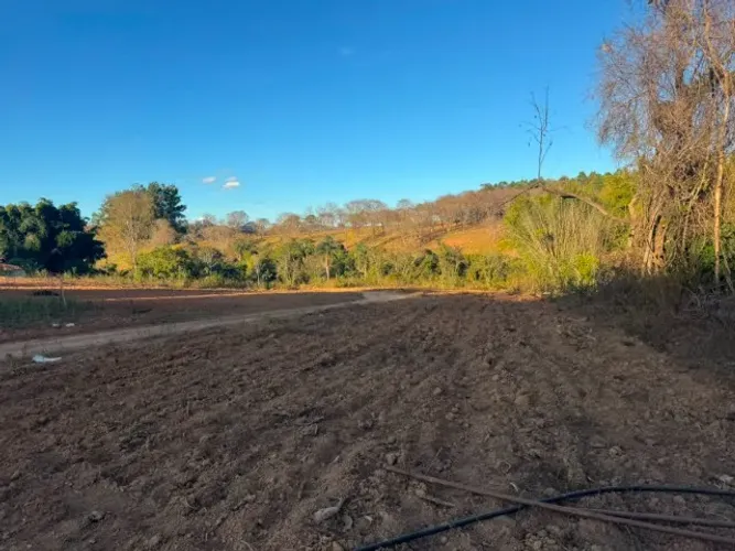 Terreno rural de 24 ha com água nos fundos, poço artesiano e árvores frutíferas. Baldim .