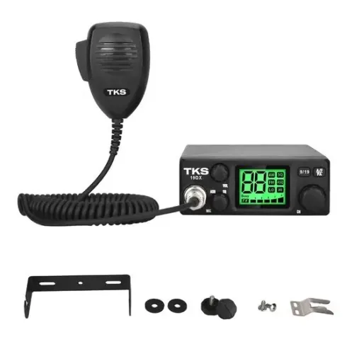Rádio Comunicador PX TKS 19DX AM FM Homologado 80 Canais