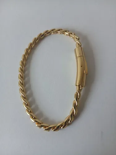 VENDO PULSEIRA DOURADA AÇO INOXIDÁVEL