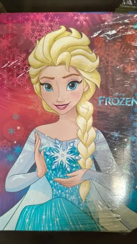 Kit com 26 Cadernos Brochura pautado 60 folhas da Frozen.