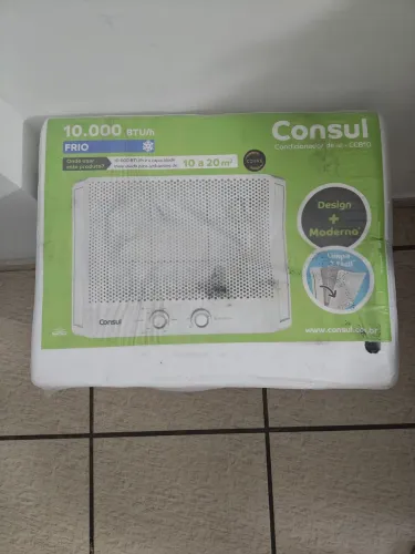 Ar condicionado janela 10.000 BTUs Consul lacrado com nota fiscal 1 ano de garantia.