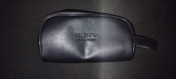 Estojo Original Sony Cyber-shot Vintage - Raro - Preto