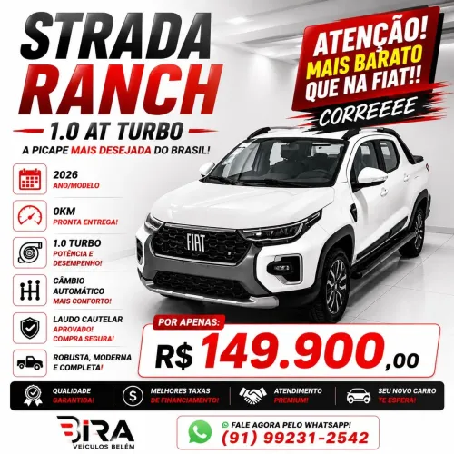 Fiat Strada Ranch 1.0 Flex Turbo CD Aut. 2026