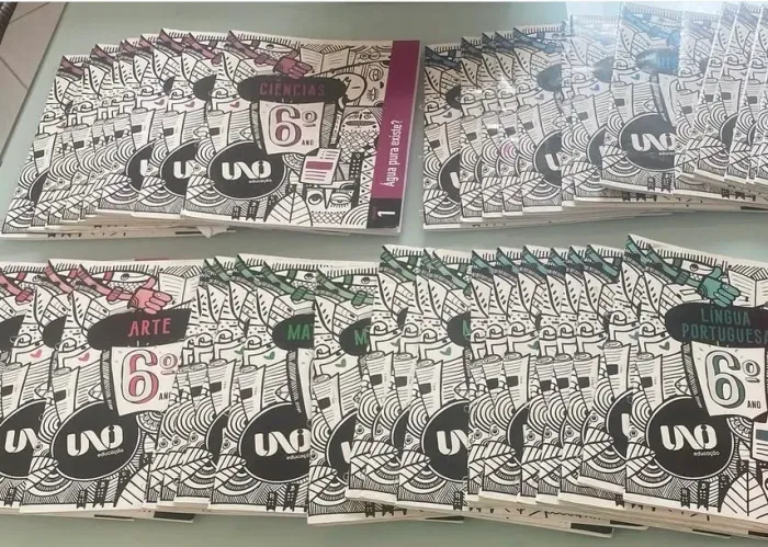 Livros UNO 6º ,8º ,9º ano (coleção completa )