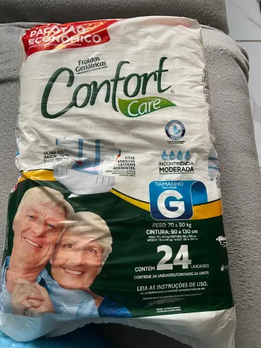 Fralda geriátrica confort care G 24un