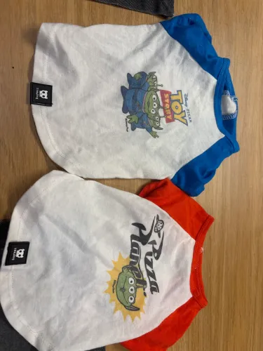 Conjunto 5 peças roupa canina tamanho p
