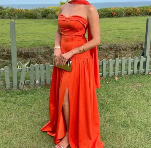VESTIDO LARANJA