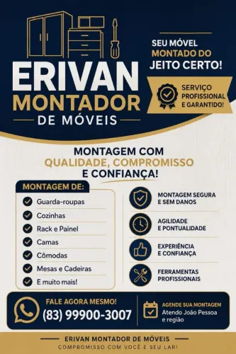 Montado de móveis
