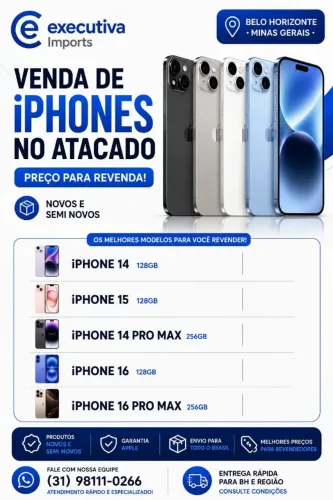 Vendas de iPhones No Atacado