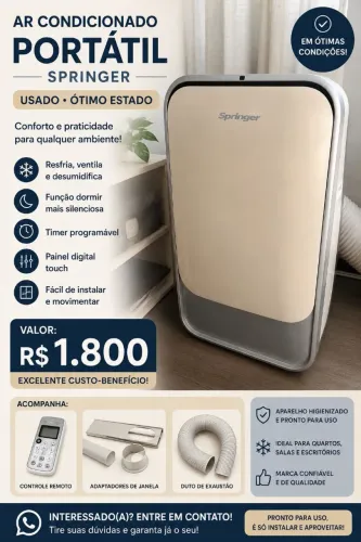 AR-CONDICIONADO PORTÁTIL SPRINGER