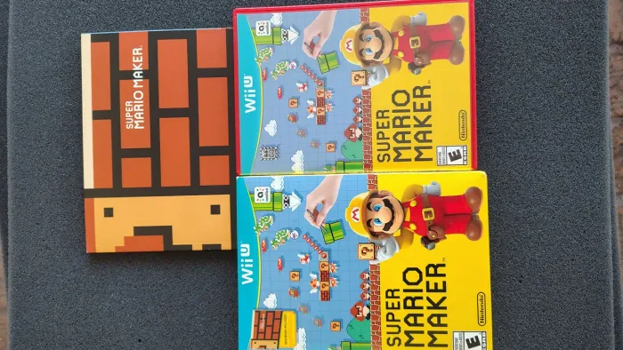 Super Mario Maker wiiu com luva e livreto 