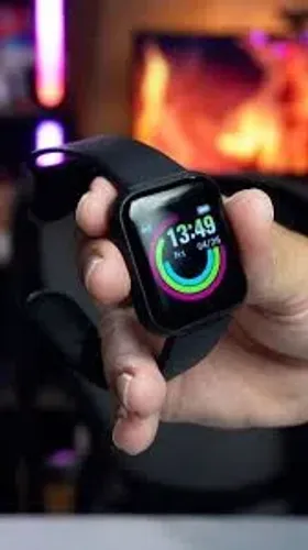 Smartwatch D20 Preto - Relógio Inteligente Fitness