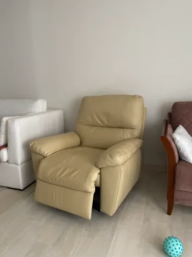 Poltrona da vovó - Poltrona Reclinável Elétrica em Couro