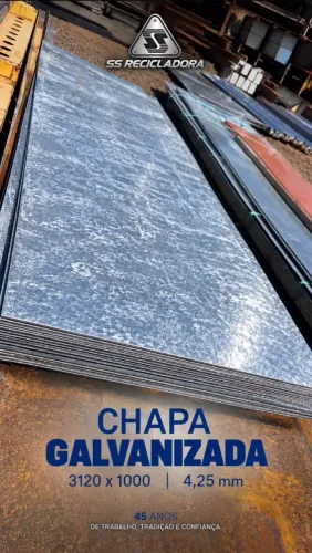 CHAPA GALVANIZADA