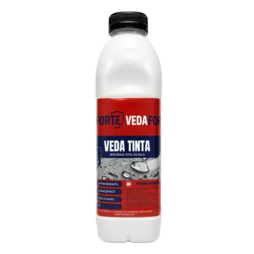 Veda Tinta Hidrorrepelente 1L Para Proteção Contra Umidade