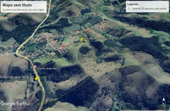 linda fazenda em Cunha com 48 ha ( 484.000 m2) Bairro do Paraitinga