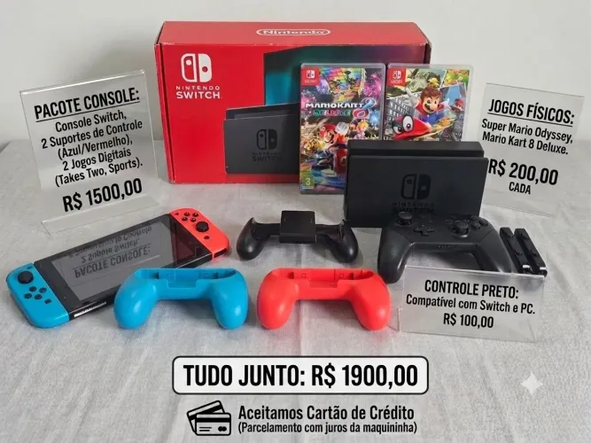 Nintendo switch completo
