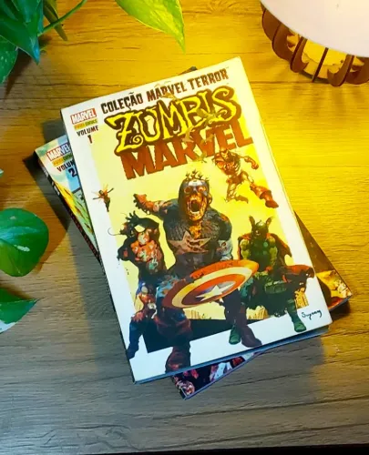 Coleção QH revista em quadrinhos Marvel Zumbis Vol 1 até Vol 4.