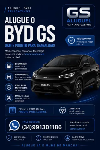 Aluguel BYD GS e Mini