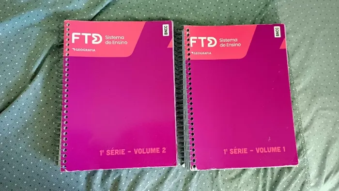 FTD Sistema de Ensino Geografia 1a Serie - Volumes 1 e 2