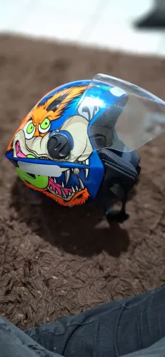 Capacete usado 1 vez só