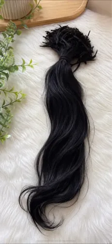 Cabelo Humano Natural Preto