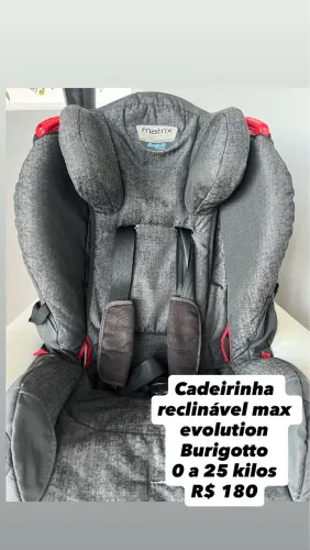 Cadeirinha reclinável para automóvel