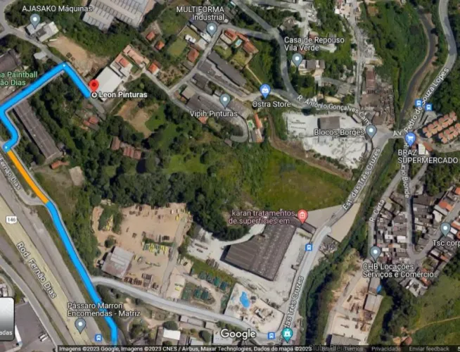 Área ao lado da Fernão Dias de 41.500 metros