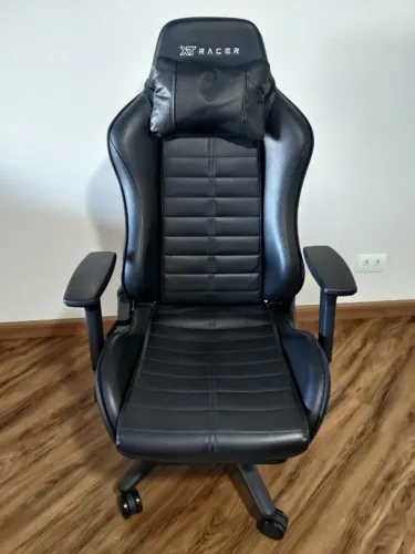 Cadeira Gamer XT Racer Platinum W Couro - Preta - Impecável