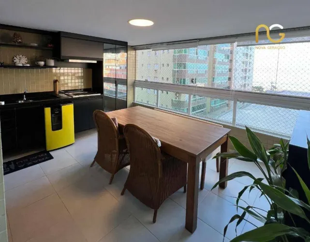 Apartamento com 3 dormitórios à venda, 126 m² - Canto do Forte - Praia Grande/SP