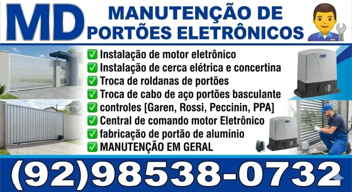 MD MANUTENÇÃO DE PORTÃO ELETRÔNICO *