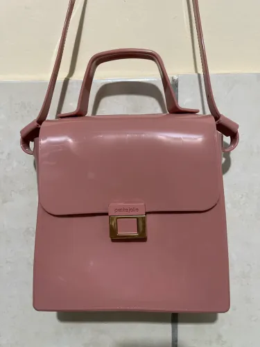 Bolsa Petite Jolie rosê nova sem uso