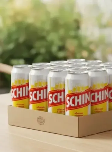 Caixa com 12 cervejas 473 ml schin