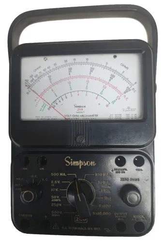 Multímetro Analógico Simpson 260 Series 7 (vintage Colecionador)