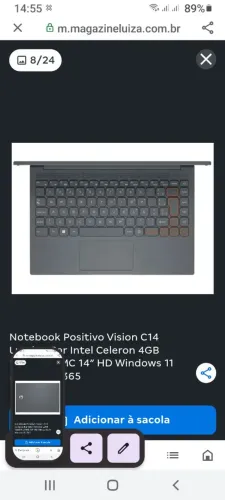Notebook positivo 
