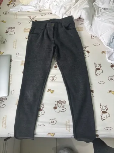 calça moletom (moletinho) zara cinza P